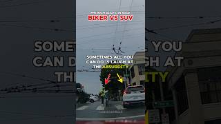 Biker Vs SUV Road Rage on Dashcam