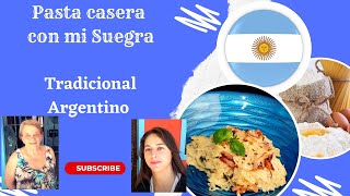 TUTORIAL CÓMO HACER PASTA PARA ESPAGUETIS / Tipico#argentino