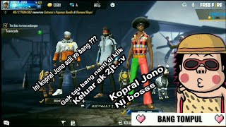 PRANK GLOBAL TAMPILAN BOT NYAMAR JADI KOPRAL JONO AUTO DI KIRA KOPRAL JONO BENARAN DONG