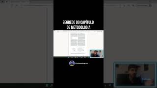 O SEGREDO da Metodologia do TCC #Shorts