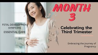 "Month 3 of Pregnancy Fetal Development, Symptoms, and Essential Care" #baby #mom #short #ytshorts