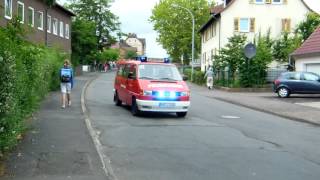 Feuerwehr Bebra ELW auf Einsatzfahrt