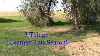 3 Thing I've Learned this Season (Tag)