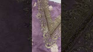 Extravagant lavender heavy wedding wear with heavy khadi dupatta unstitched . #Ethnicbffs