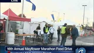 MAYFLOWER MARATHON -  WVBT FOX NEWS 10 AT 7.