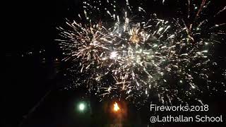 Fireworks 2018 @Lathallan School (Drone Footage)