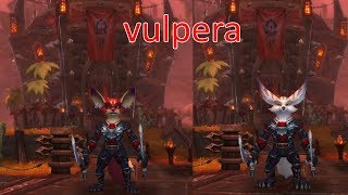 world of warcraft bfa vulpera allied race customize  showcase