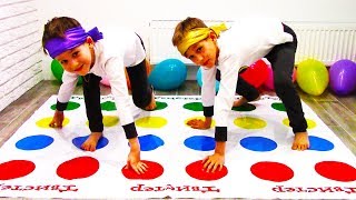 Челлендж ТВИСТЕР против СПОРТИВНЫХ упражнений ОТЖИМАНИЕ Влад vs Свят Twister CHALLENGE