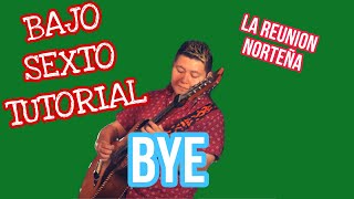 Bye - La Reunion Norteña (TABS Bajo Quinto Tutorial)