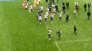 JUVENTUS CAMPIONE D'ITALIA Festa 34 Scudetto. GIOCATORI SOTTO LA CURVA