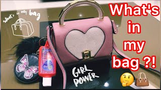 ماذا يوجد في حقيبتي ؟! 😅 !?What's in my bag 👜