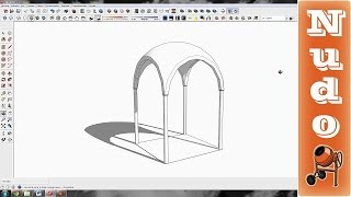 Sketchup: Cómo hacer una BÓVEDA