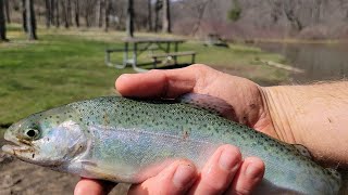 Rainbow trout fishing Somerset County Pennsylvania