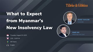 [EN] What to Expect from Myanmar's New Insolvency Law