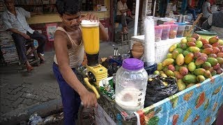 MANGO JUICE: Tasty Mango Juice Summer Special Mango Shake | Indian Street Food