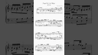 J. S. Bach - Fugue No. 1 in C Major (BWV 846) #shorts