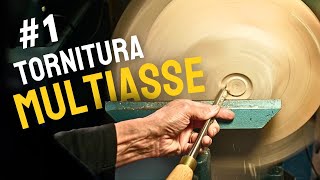 Tornitura di un PIATTO per ANTIPASTI (PARTE 1/2) - Tornitura per la cucina #faidate