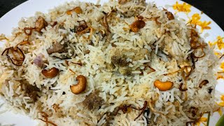 Sofiyani biryani or sufiyani mutton biryani recipe Royal recipe of nizams cuisine white biryani