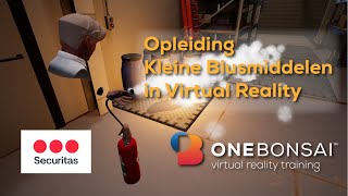 Opleiding Kleine Blusmiddelen met Virtual Reality - OneBonsai x Securitas ⚠️🧯🔥