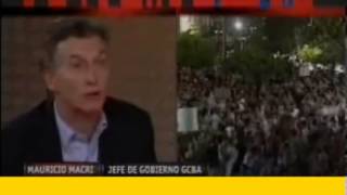 Mauricio Macri con Eduardo van der Kooy por TN.