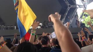 ASOT 650 Miami 2014 - Cosmic Gate & some random guy dancing at the end