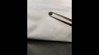 Green Diamond like Demantoid Garnet 5.7mm 1carat