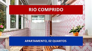 AP0747, Rio Comprido, Lindo apartamentos, sala, 2 quartos, varandão!