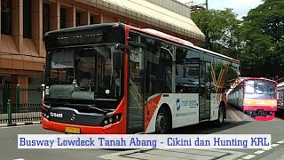 Trip Bus Transjakarta Lowdeck 5M - Hunting Kereta Stasiun Cikini