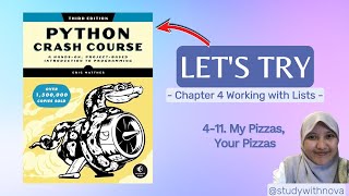 #1 Let's Code Python Crash Course | studywithnova