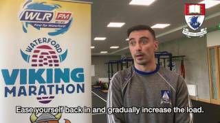 Using physio stretches to avoid injury for the Waterford Viking Marathon