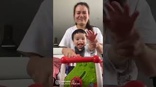 Fun with a toddler drummer #trending #toddlers #drummer #thatsmile #foryou #foryoupage #fyp