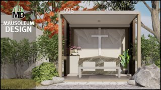 A Open Designed Mausoleum Concrete Construction - EP095