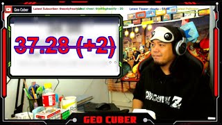 Another unexpected 3BLD PB while Streaming | Geo_Cuber Twitch Highlight