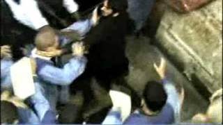 Church of the Holy Sepulcher, monk's fight