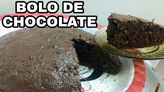 BOLO DE CHOCOLATE FOFINHO - SUPER FÁCIL