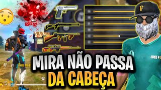 DEPOIS DA ATUALIZAÇÃO 😳🔥 MELHOR SENSIBILIDADE PARA SUBIR CAPA NA NOVA ATUALIZAÇÃO! Free Fire 😳🎯