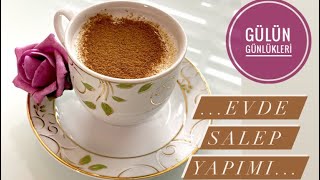 EV YAPIMI SALEP | CANINIZ SALEP Mİ ÇEKTİ ? 😄 BU TARİFİ DENEYİN 👍