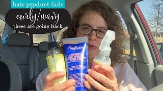 Hair Products I’m Returning ... curly / wavy hair, over 40