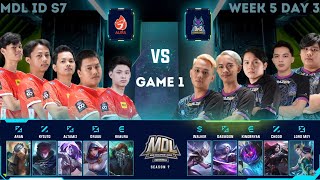 DNS Hammersonic vs Aura Blaze GAME 1 | MDL ID S7 Week 5 Day 3 | Regular Season