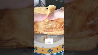 Chicken Mushroom Puff Pastry Cake Boss #mukbang #food #asmr