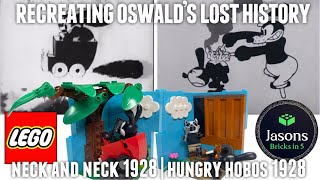 Recreating Oswald the Lucky Rabbit’s Lost History in Lego Part 12- Neck and Neck and Hungry Hobos