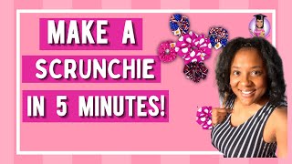 Make a Scrunchie in 5 minutes | Sew Easy!