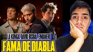 REACCIÓN A // FAMA DE DIABLA // LA KONGA, EMANERO & DAVID BISBAL