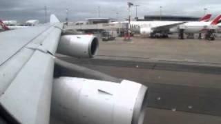 LAN Airlines Taxi & Takeoff from Sydney (A343)