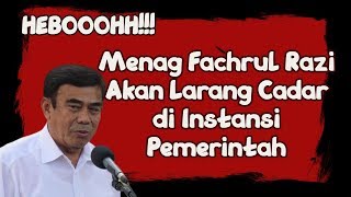 Menag Fachrul Razi Akan Larang Cadar di Instansi Pemerintah