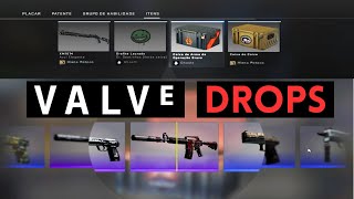 meus últimos drops de SKINS na VALVE: CSGO/CS2