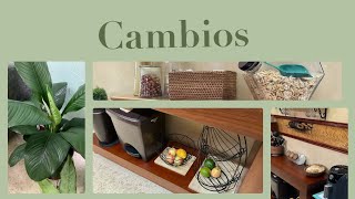 Cambios en la cocina / limpieza / hogar