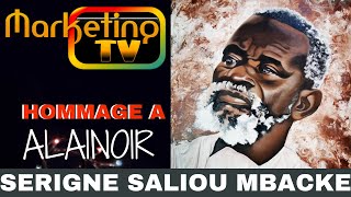 MARKETING TV MONDE ALAINOIR REND HOMMAGE A SERIGNE SALIOU MBACKE AVEC UNE GIGANTESQUE OEUVRE