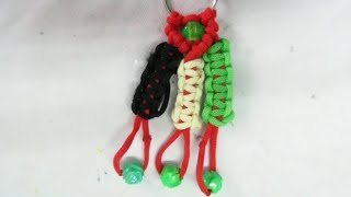 DIY Macrame Keyring Tutorial ❤️💕//Keychain for Beginners//Macramè keychain