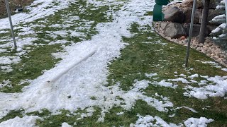 backyard ski setup